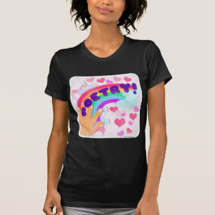 T-shirt Des empreintes digitales poétiques
