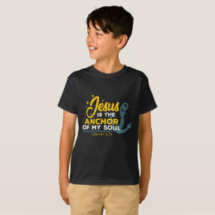 T-Shirt Des Enfants Chrétiens - Jésus Est La Ancre