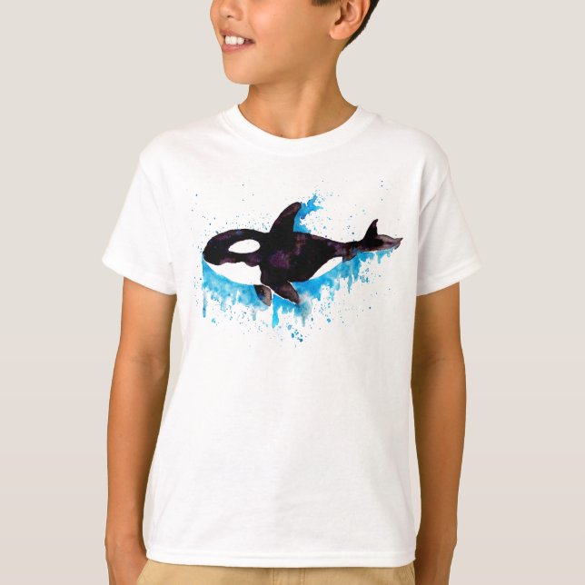 T-shirt des enfants de Whale Killer (Devant)