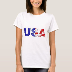 T-shirt des Etats-Unis de style de femmes