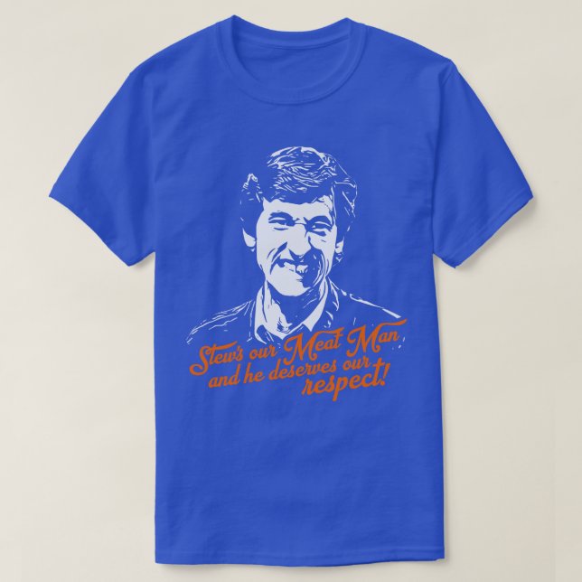 T-shirt Des étrangers avec Candy Stew l'homme de la viande (Design devant)