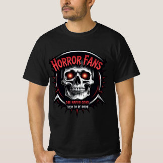 T-shirt des fans d'horreur