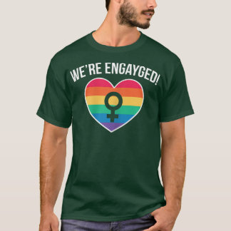 T-shirt Des Femmes Étaient EnGAY Gay Mariage Mariage Gay T