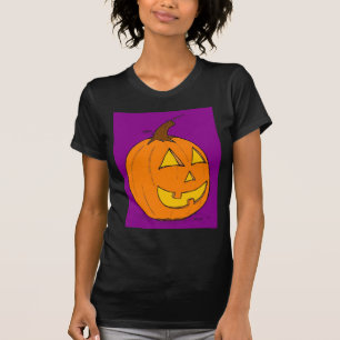 T-shirt des femmes pourpres de lanterne d'o de