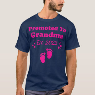 T-shirt Des Femmes Promues À Grand-Mère 2023 Annonce De Gr