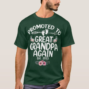 T-shirt Des femmes promues à nouveau grand-père 2023 Pregn