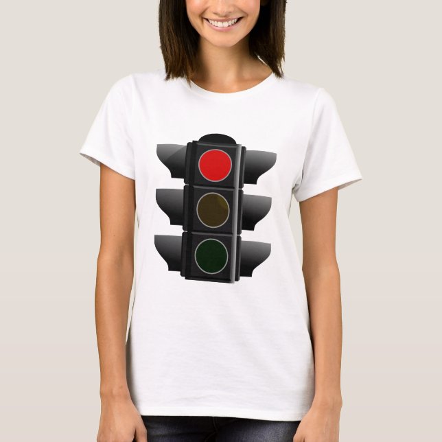 T-shirt Des feux de signalisation traffic light parler (Devant)