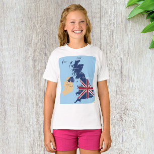T-Shirt Des Filles De Grande-Bretagne