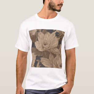 T-shirt Des fleurs d'indigo mourantes à côté du chemin ver