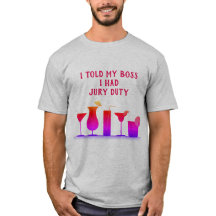 T-shirt des fonctions de juré des hommes
