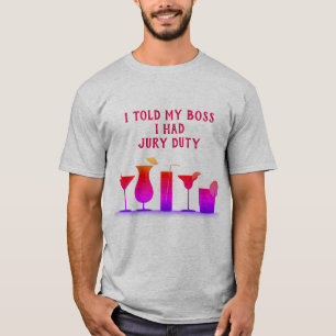 T-shirt des fonctions de juré des hommes