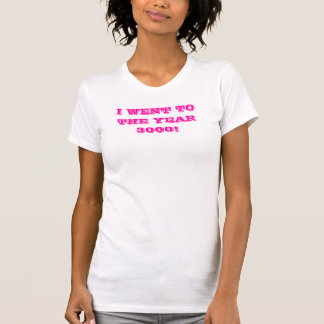 T-SHIRT DES FRÈRES DE JONAS JE SUIS ALLÉ À L'ANNÉE 3000