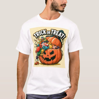 T-shirt Des friandises ou un sort!