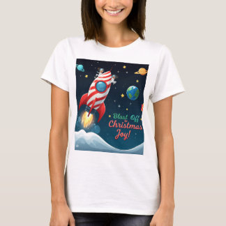 T-shirt Des fusées dans Noël