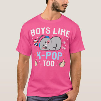 T-shirt Des Garçons Comme K-Pop Too Cute Kawaii Seal Musiq