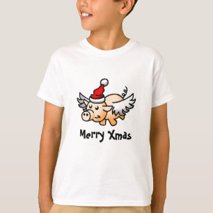 T-shirt des garçons de cochon volant