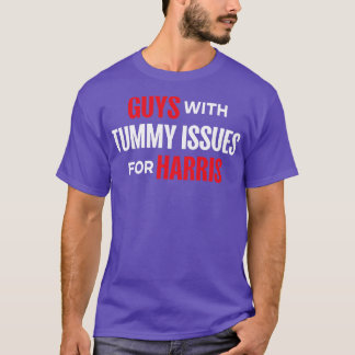 T-shirt Des Gars Avec Problèmes De Tumée Pour Kamala WALZ 