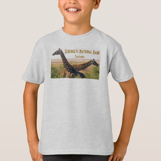 T-shirt des girafes de l'enfant (Devant)