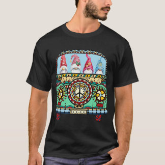 T-shirt Des gnomes hippies amusants conduisant le véhicule
