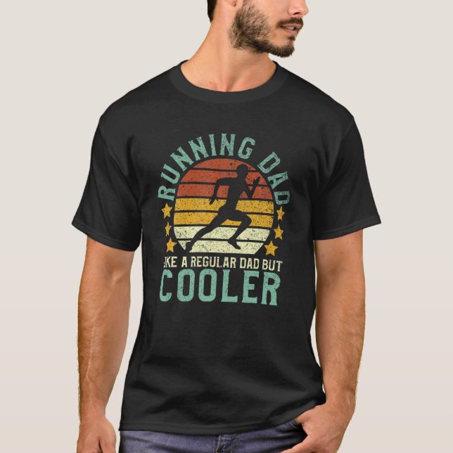 T-shirt Des hommes font tourner papa | Funny Marathon Runn (Devant)