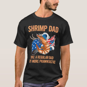 T-shirt Des Hommes Mangent Des Citations De Crevettes Pour