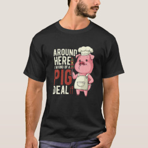 T-shirt Des Hommes Une Sorte De Porc Deal Drôle BBQ Pun V