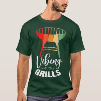 T-shirt Des Hommes Vibes Agréables De Citation Grillante