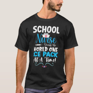 T-shirt Des Infirmières Sauvons Le Monde Un Pack De Glace 