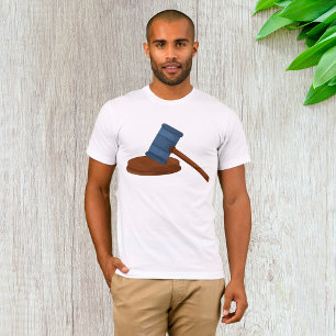 T-Shirt des juges de la Cour Gavel Mens