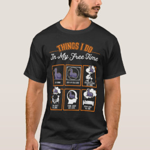 T-shirt Des Lions De Mer Que Je Fais Pendant Mon Temps Lib