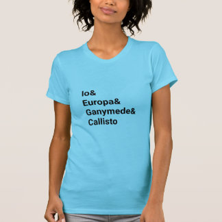 T-shirt des Lunes de Jupiter