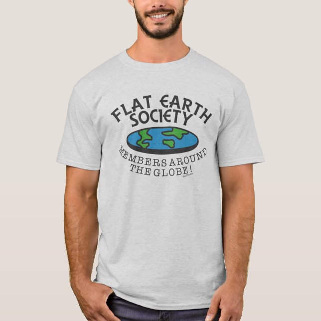 T-shirt Des Membres De La Société Planète Autour Du Monde (Devant)