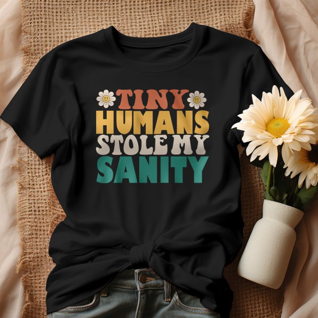 T-shirt Des minuscules humains amusants m'ont volé ma sant (Créateur téléchargé)