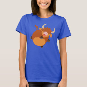 T-shirt des montagnes de flottement mignon de