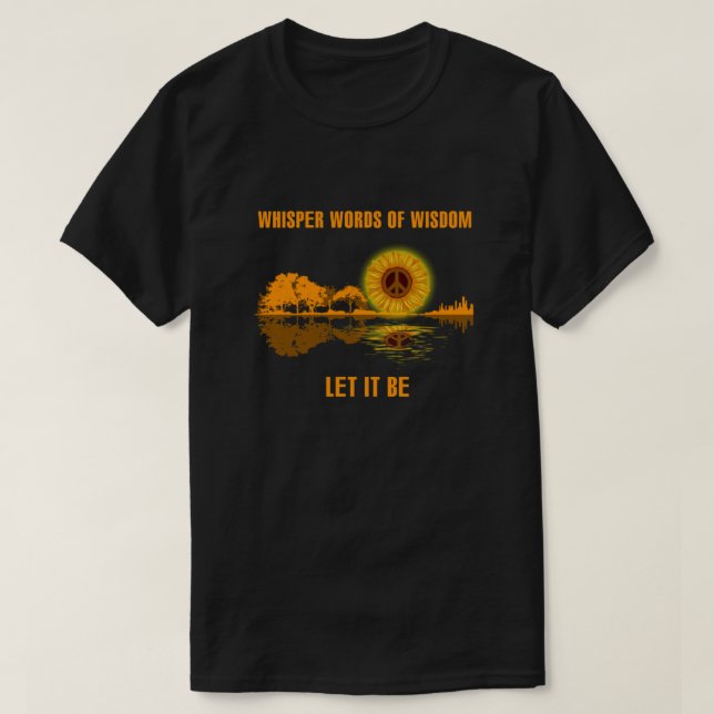 T-SHIRT DES MOTS DE SAGESSE BLANCS LAISSENT ESSENTIELS (Design devant)
