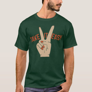 T-shirt des ongles peints Prenez-le facilement signe de pa