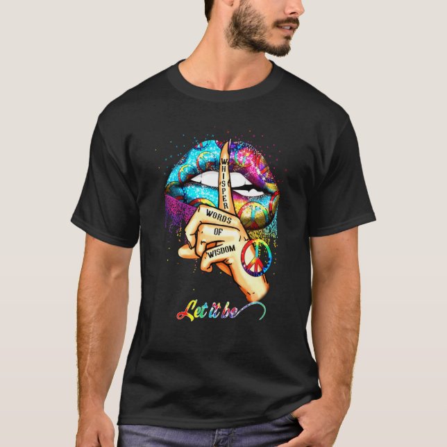 T-shirt Des Paroles De Sagesse Qui Font Penser À La Paix,  (Devant)