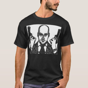 T-shirt Des pirates de l'air durs Salvatore sur un Noir
