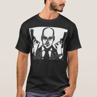 T-shirt Des pirates de l'air durs Salvatore sur un Noir