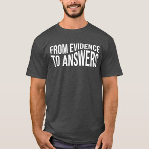T-shirt Des Preuves Aux Criminologues Citent La Criminolog
