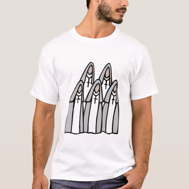 T-shirt des religieuses catholiques (Devant)