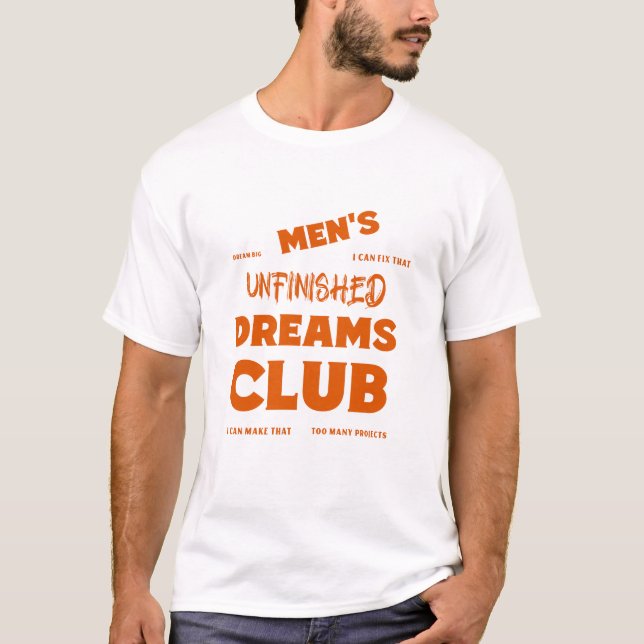T-shirt Des rêves inachevés (Devant)