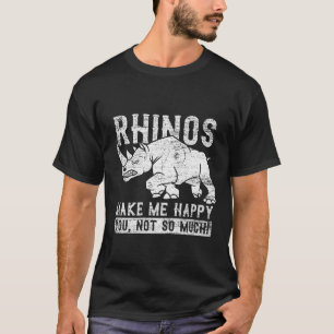 T-shirt Des Rhinos rendent heureux