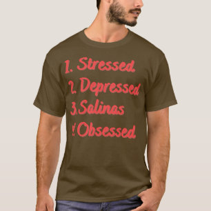 T-shirt Des Salines Déprimées Et Stressées Obsédées