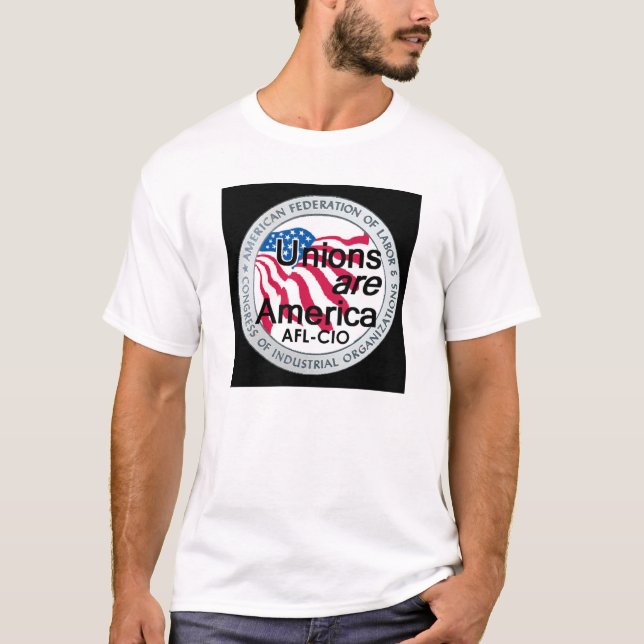 T-shirt des syndicats de Fête du travail (Devant)