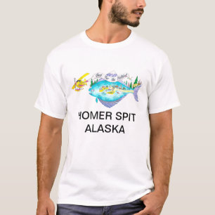 T-shirt DES tee - shirts JUSTE POUR LES BATAILLES HALIBUT 