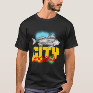 T-shirt Des vraies chipies pêchent des poissons Pêche drôl