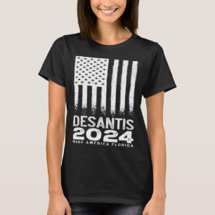 T-shirt DeSantis 2024 Election Make America Florida Americ