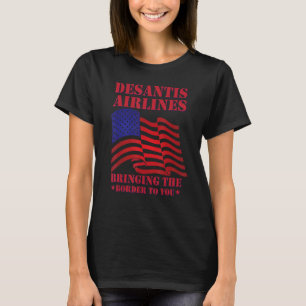 T-shirt Desantis Airline vous apporte la frontière Martha