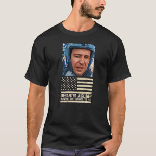T-shirt Desantis Airline vous apporte la frontière Martha